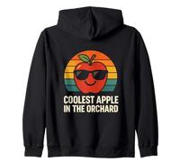 Coolest Apple in The Orchard Humour Pomme Rétro Récolte Sweat à Capuche
