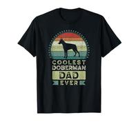 Coolest Doberman Dad Ever, Father's Day, Dobie Dog Daddy T-Shirt