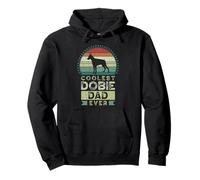 Coolest Dobie Dad Ever, Father's Day, Doberman Dog Daddy Sweat à Capuche