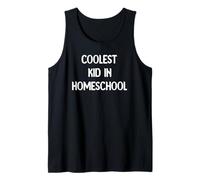 Coolest Kid in Homeschool Funny Siblings Tees Decor and More Débardeur
