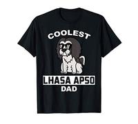 Coolest Lhassa Apso Dad Chien T-Shirt