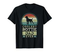 Coolest Rottie Dad Ever, Father's Day, Rottweiler Daddy T-Shirt