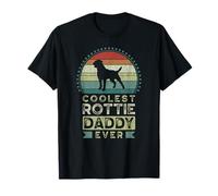 Coolest Rottie Daddy Ever, Father's Day, Rottweiler Dad T-Shirt