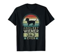 Coolest Wiener Dad Ever, Father's Day, Dachshund Daddy T-Shirt