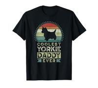Coolest Yorkie Daddy Ever Father's Day Yorkshire Terrier Dad T-Shirt