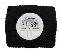 Coolfire Montre vibrante avec alarme silencieuse Noir 21,6 x 21,6 cm