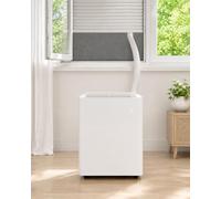 CoolFrech® Joint de fenêtre 30-249 cm pour climatiseur mobile Split - Compatible avec Midea PortaSplit, Climia, Evolar, Eurom, Trotec, Remko - Également pour portes - Joint de climatiseur [81 cm]
