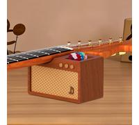 CoolGift Mart Accessoires de guitare, repose-manche de guitare en bois massif avec support de médiator, outils luthier pour guitaristes pour guitaristes électriques, réparation, entretien et nettoyage