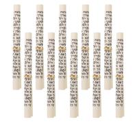 COOLHIYA 10 Pièces Rouleau de Mezouza Juive de Bénédiction | Placer Facilement, Entretien Simple, Cordon Inclus, Style Traditionnel, Usage Maison et Pendaison