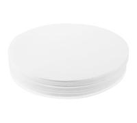 COOLHIYA 100 Pièces Alèses Jetables Rondes pour Cage à Oiseaux en Non-tissé Blanc Absorbantes et Épaisses Doublure de Cage à Perroquet pour Rondes