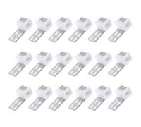 COOLHIYA 18 Pcs Clip de Ressort pour Canapé en Fer, Fixation de Coussin | Kit de Réparation, Plastique Inclus, Anti-bruit, pour Canapé et Chaise à Ressort
