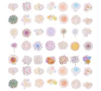 COOLHIYA 2 Ensembles Stickers Aesthétiques Éclatants à Thème Feu Artifice Décalcomanies Amovibles pour Téléphone Ordinateur Portable Bouteille Eau Scrapbooking et Projets DIY de Lots
