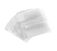 COOLHIYA 200pièces Sachets Thermorétractables Transparente pour Emballage Protecteur Film Pvc Isolant et Anticontrefaçon Compatible Bouteilles et Flacons Petits Contenants