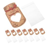 COOLHIYA 24 Ensembles Cartes Saint Valentin Garçon Fille Kit Diy Lot Cartes Mason Jar Parfait pour Fêtes Scolaires et Classe
