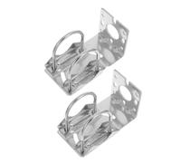 COOLHIYA 2pièces Support de Montage Antenne Extérieure Alliage Aluminium Équerre Métallique à Fixation Rapide Support de Poteau pour Installation Antenne Kit