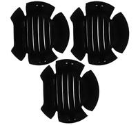 COOLHIYA 3pièces Doublures pour Casque de Sécurité Inserts Anti-heurt Confortables pour Casquettes de Baseball Protection Pratique Les Chocs Lot de Noir