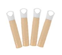COOLHIYA 4 pièces Capuchons de Manche de Balai Remplacement de Poignée de Balai avec Grip Confortable et Crochet Pratique pour Nettoyage et Polyvalent