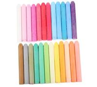 COOLHIYA 48 Pièces Craies Lavables sans Poussière pour Tableau et Jeu Extérieur Craies Colorées Vives pour Garçon Fille et Fournitures Scolaires Milieu Éducatif