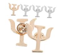 COOLHIYA 6 Pièces Broche Psychologie Vintage Lot de Or et Badge Décoratif pour Psychologues Médecins et Infirmières pour Sacs à Dos et Chapeaux