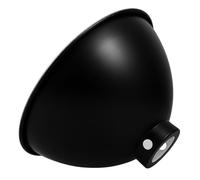 COOLHIYA Abat-Jour Crée Un Environnement Chaud Sûr en Fer Noir pour Lampe Chauffante E27, Couvercle Protecteur pour Terrarium à Reptiles, pour Serpent et Lézard