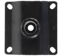 COOLHIYA Accessoire de Chaise de Barbier Noir en Métal pour Remplacement du Connecteur de Fauteuil Châssis Robuste, Solide et Adapté aux Salons de Coiffure