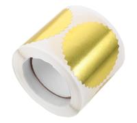 COOLHIYA Autocollants de Médailles Dorés en Relief pour Certificat, Rouleau de 250 Pièces, Base Papier Verre, Légers et Sûrs pour Décoration et Artisanat