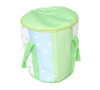 COOLHIYA Bassine Bain Pied Pliable Compacte Avec Couvercle Sac Portable Pour Bain De Réservoir Pliable Économiseur Espace Pour Dortoir Camping Et Voyage