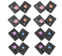 COOLHIYA Bloc-notes de Poche à Spirale Portable 16pcs en Papier Double Spirale, Solide et Agréable Toucher, pour Voyages et Vacances