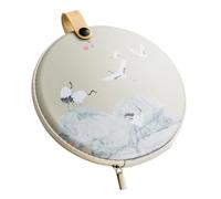 COOLHIYA Boîte de Rangement Design Créatif Chinois Réutilisable Couleur en Eva et Tissu Surface Lisse pour Gâteau de Thé Pu'er Voyage et Divers Usages Couleur