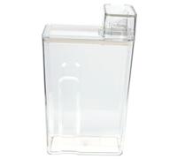 COOLHIYA Boîte de Rangement Transparente en Pet pour Liquide Détergent, Étanche et Facile à Transporter, Grosse Capacité pour Lessive en Poudre à Domicile