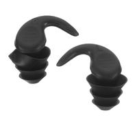 COOLHIYA Bouchons D'oreilles pour Dormir, Étudier ou Travailler en Milieu Bruyant Plusieurs styles Confortables et Faciles à Nettoyer en Silicone Antibruit Noir avec Boîte Plusieurs styles