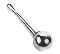 COOLHIYA Boules de Glace Outil de Beauté pour Massage Visage Mécanisme Rotatif en Acier Inoxydable Argenté Usage Réfrigéré pour Massages Faciaux et Soins Visage