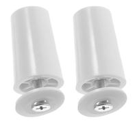 COOLHIYA Butée de Volet Roulant Lot de 2 Pièces en Plastique Blanc Robuste et Discrète, Accessoires pour Stores la Maison Bureau