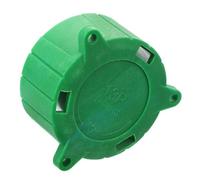 COOLHIYA Capuchon Connecteur 13 en Plastique Vert, Couvercle Anti-Poussière pour Prise Remorque, Adapté aux Applications Professionnelles en Plein Air