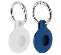 COOLHIYA Couvercle de Protection en Silicone 2Pcs avec Keyring, Compatible, Anti-Rayures, pour clés et repérage d'objets