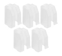 COOLHIYA Couvercle de Stylet de Platine Vinyle 5 Pièces en Plastique, Protège-Aiguille Facile à Remplacer pour Plateau Tournant DJ Platines Vinyles