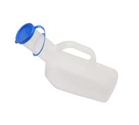 COOLHIYA Couvercle, Grosse Capacité, Facile à Transporter 1000ml en Plastique Urinoir Portable pour Homme pour Voyage et Hôpital