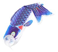 COOLHIYA Drapeau de Poisson 1 Mètre Bleu Décoration Suspendue pour Fête des Bateaux-Dragons et Chambre Sushi Bar