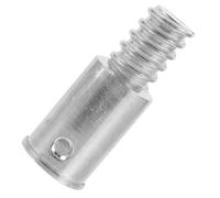 COOLHIYA Embout Fileté 25mm Filetage Externe pour Manche à Balai en Alliage D'aluminium pour Remplacement Surface Lisse, Prévention de Casse sur Diverses Occasions