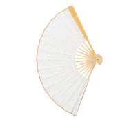 COOLHIYA Éventail Pliant à Main Papier Diy Éventail Traditionnel Chinois pour Danse Mariage Décoration et Créativité des Garçon Fille