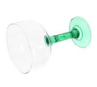 COOLHIYA Gobelet Cactus Élégant 400ml Verre Transparent Créatif Usage Hôtel Et Fête Réutilisable
