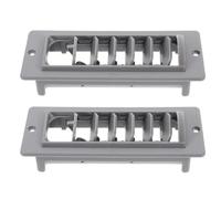COOLHIYA Grille de Sortie D'air Abs Ventilation Réglable 2pcs Ambiance Estivale Optimale pour Tableau de Bord de Voiture et Véhicule D'ingénierie
