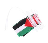 COOLHIYA Guirlande Résistante Décoloration en Polyester Corde pour Suspendre Drapeaux Palestine pour Décoration Intérieure ou Suspendue Plafond