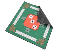 COOLHIYA Housse de Table Effet Décoratif en Caoutchouc Vert de Mahjong Antidérapante Confortable pour Jeux de Domino et Amélioration Maison