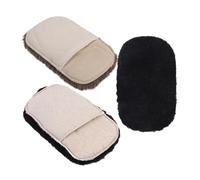 COOLHIYA Kit de Cirage à Chaussures Brosses en Crin de Cheval et Chiffon Doux Lot de 3 pour Nettoyage et Polissage Cuir Accessoires Couleur Aléatoire