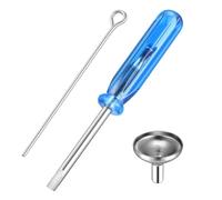 COOLHIYA Kit de Remplissage D'entonnoir en Acier Inoxydable pour Bijoux et Pendentifs Urne, Léger et Spécialement Conçu pour Petits Orifices, 1 Set Accessoires Pratiques