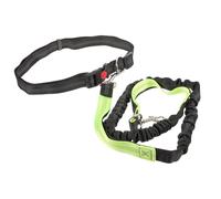 COOLHIYA Laisse Mains Dégagées pour Chien avec Corde Résistante et Ceinture Ajustable, pour Course à Pied et Promenade Active