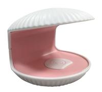 COOLHIYA Lampe UV Portable pour Ongles 5 Led, Séchage Rapide et Économie D'énergie, Plastique Blanc pour Salons de Manucure Professionnels