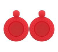COOLHIYA Lot de 2 marqueurs de Balle de Golf pour Putting Green - Marqueurs de Golf Originaux, Accessoires de, Disque de marquage de Position de Balle pour Hommes et Femmes, Rouge