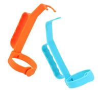 COOLHIYA Lot de 2 Poignées en Plastique Robustes pour Grandes Bouteilles, Porte-Bouteille Pratique pour Transport Facile en Plein Air et Pique-niques, Prévient Les Fuites